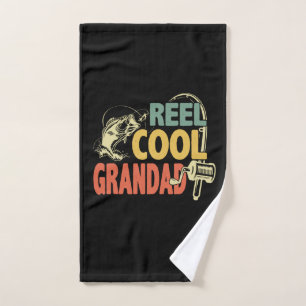 Grandfather Quotes   Fishing Cool Grandad Hand Towel
