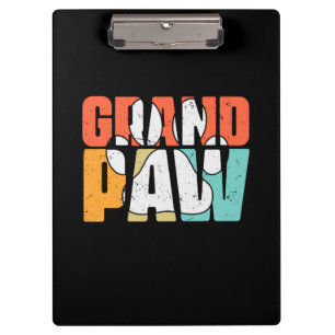 Grandfather Quotes   Grandpaw Dog Clipboard