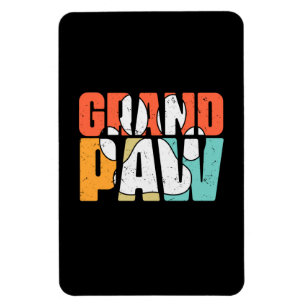 Grandfather Quotes Grandpaw Dog Magnet