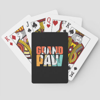 Grandfather Quotes | Grandpaw Dog Playing Cards