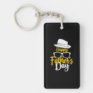 Grandfather Quotes Happy Father Day Keychain