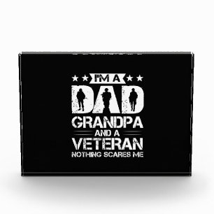 Grandfather Quotes I Am A Dad And A Veteran Photo Block