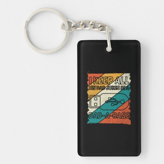 Grandfather Quotes | I Keep All My Dad Keychain (Front)