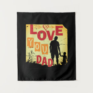 Grandfather Quotes   Love You Dad Tapestry
