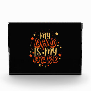 Grandfather Quotes   My Dad Is My Hero Photo Block