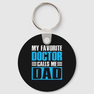 Grandfather Quotes My Favourite Doctor Calls Me Da Keychain