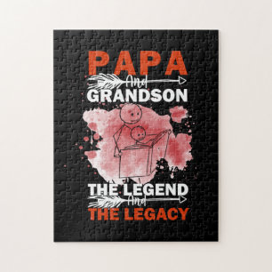 Grandfather Quotes   Papa And Grandson Jigsaw Puzzle