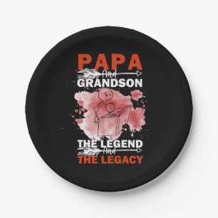 Grandfather Quotes   Papa And Grandson Paper Plate