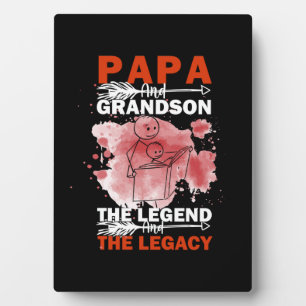 Grandfather Quotes   Papa And Grandson Plaque