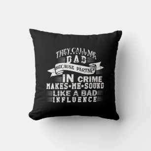 Grandfather Quotes They Call Me Dad Throw Pillow