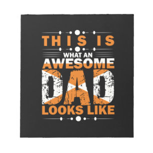 Grandfather Quotes   What An Awesome Dad Notepad