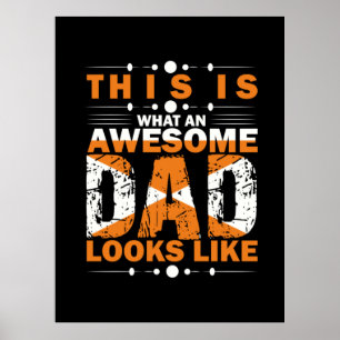 Grandfather Quotes   What An Awesome Dad Poster