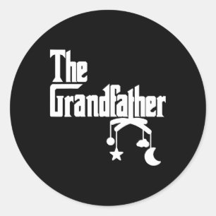 Grandfather Shirt Funny Father&# s Day Grandpa Gi Classic Round Sticker