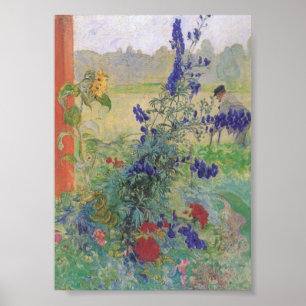 Grandfather with Flowers 1909 Poster