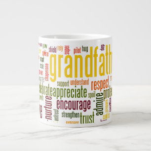 Grandfather Word Cloud Mug