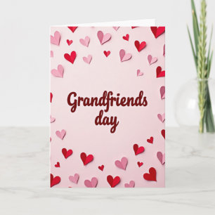 Grandfriends Day Lovely Hearts Card