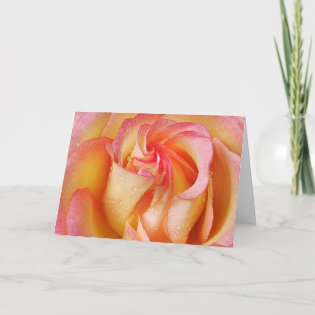 Grandiflora Rose Card (Front)