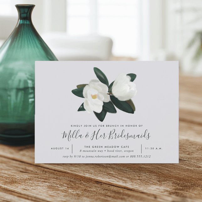 Grandiflora | Southern Magnolia Bridesmaids Brunch Invitation (Creator Uploaded)
