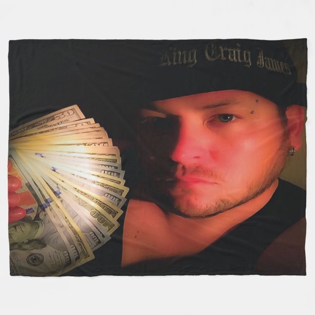 Grandiose Fleece Blanket, Large (Front (Horizontal))