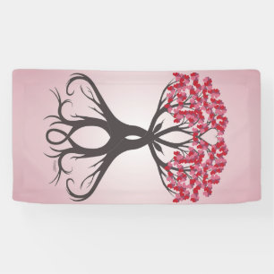 Grandir ensemble avec la bannière d'amour