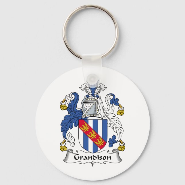 Grandison Family Crest Keychain (Front)