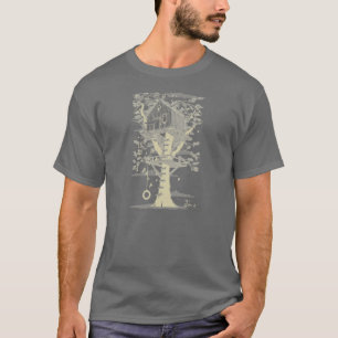 Grandissez le T-shirt de cabane dans un arbre