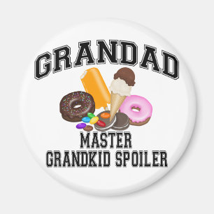 Grandkid Spoiler Grandad Magnet