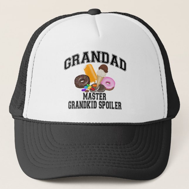 Grandkid Spoiler Grandad Trucker Hat (Front)