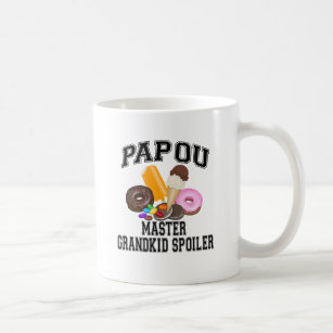 Grandkid Spoiler Papou Coffee Mug