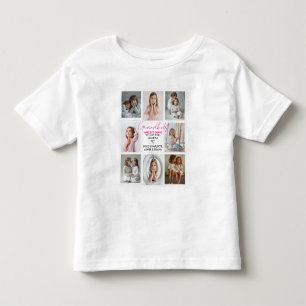 Grandkids Make Life Grand Grandma 8-Photo Custom Toddler T-shirt