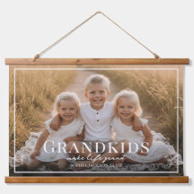 Grandkids Make Life Grand Grandparent Gift Photo