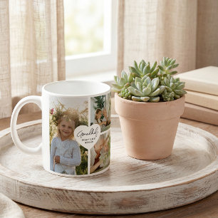 Grandkids Make Life Grand Nanny 3 Photo Coffee Mug