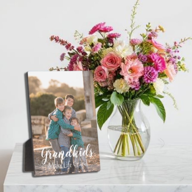 Grandkids Make Life Grand Plaque (Creator Uploaded)