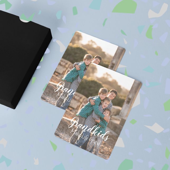 Grandkids Make Life Grand Playing Cards (Creator Uploaded)