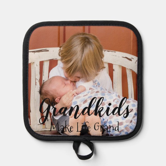Grandkids Make Life Grand Pot Holder (Front)