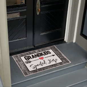Grandkids Spoiled Here Doormat