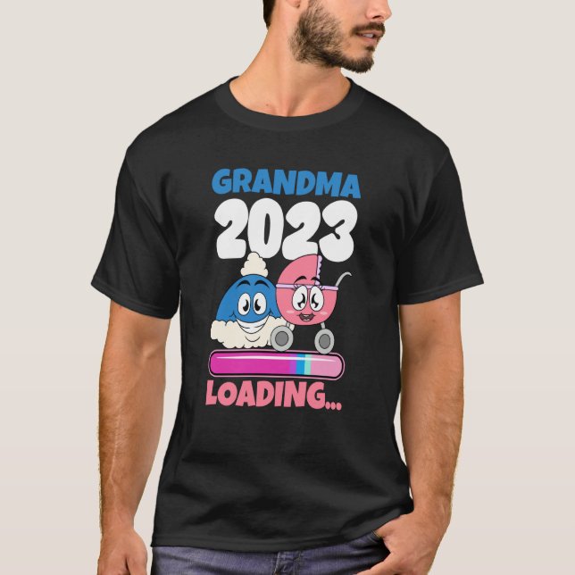 Grandma 2023 Loading  8 T-Shirt (Front)
