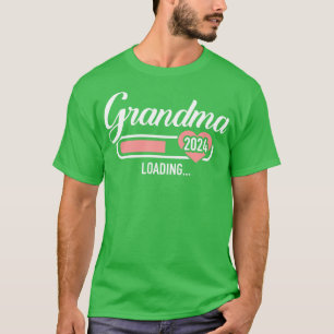 Grandma 2024 loading for pregnancy announcement T-Shirt