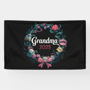 Grandma 2025 For New Grandmother Gift Banner