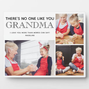 Grandma 3 Photo Collage Grandchildren Names Plaque
