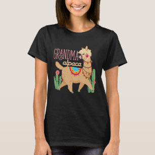 Grandma Alpaca Cute Grandmother Alpaca Lover T-Shirt