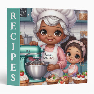 Grandma and Granddaughter Favourite Recipes Binder