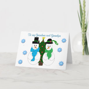Grandma and Grandpa - Christmas card