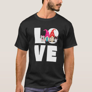 Grandma And Grandpa Gnomes For Cat Mom And Dog T-Shirt