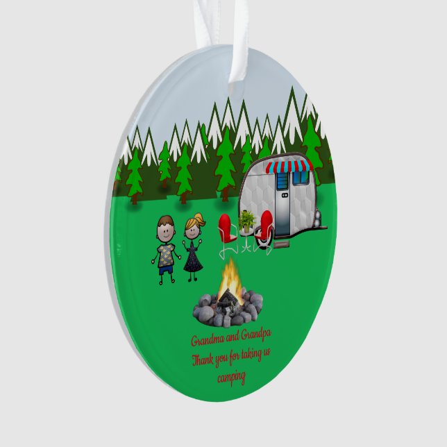 Grandma and Grandpa Thank You Ornament (Front)