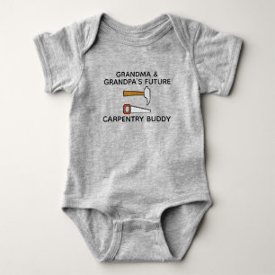Grandma and Grandpa's Future Carpenter Buddy Baby Bodysuit