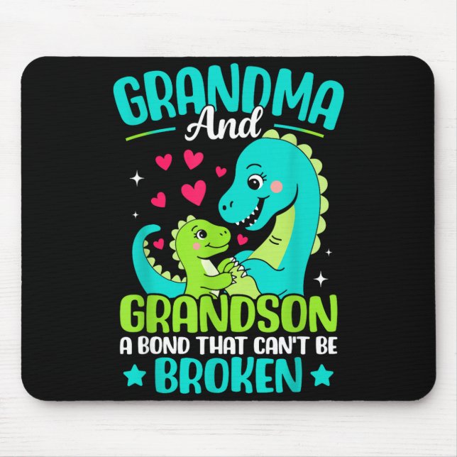 Grandma And Grandson A Bond That Can't Be Broken D Mouse Pad (Front)