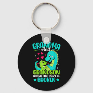 Grandma And Grandson A Bond That Cant Be Broken Di Keychain