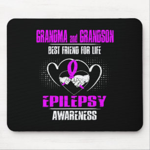 GRANDMA AND GRANDSON BEST FRIEND OF LIFE EPILEPSY  MOUSE PAD