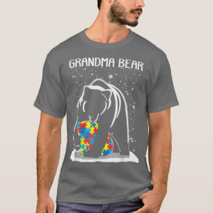 Grandma bear autism awareness  T-Shirt